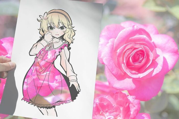 Japanese Artist Colors His Drawings With Real Landscapes