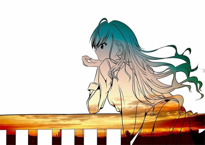 Japanese Artist Colors His Drawings With Real Landscapes