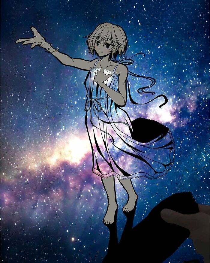 Japanese Artist Colors His Drawings With Real Landscapes