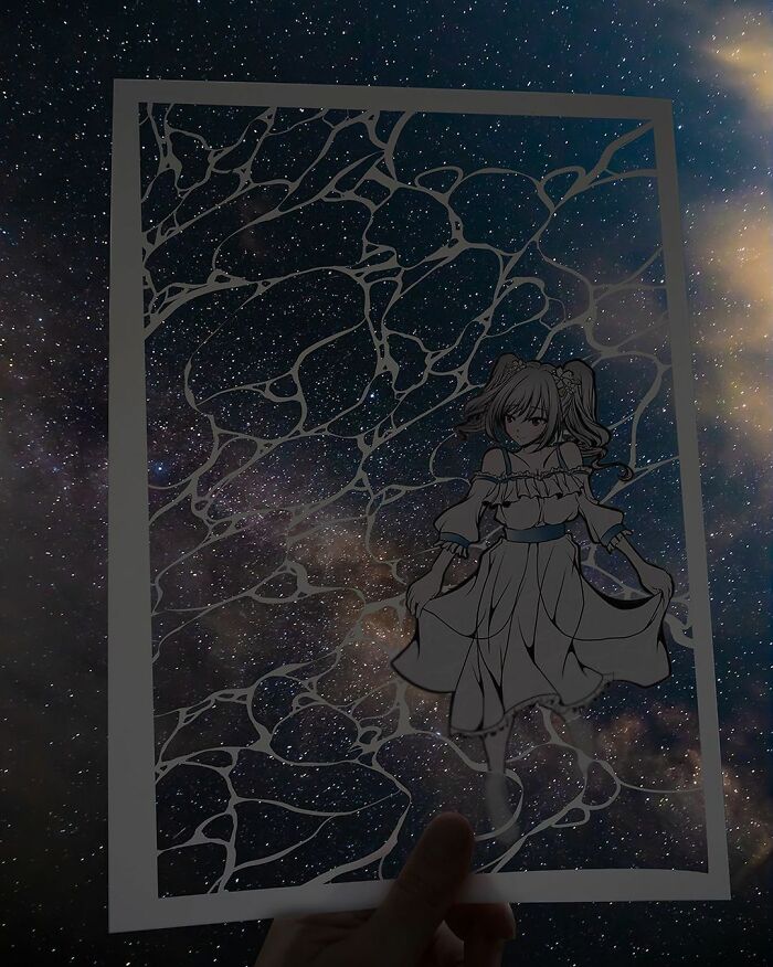 Japanese Artist Colors His Drawings With Real Landscapes