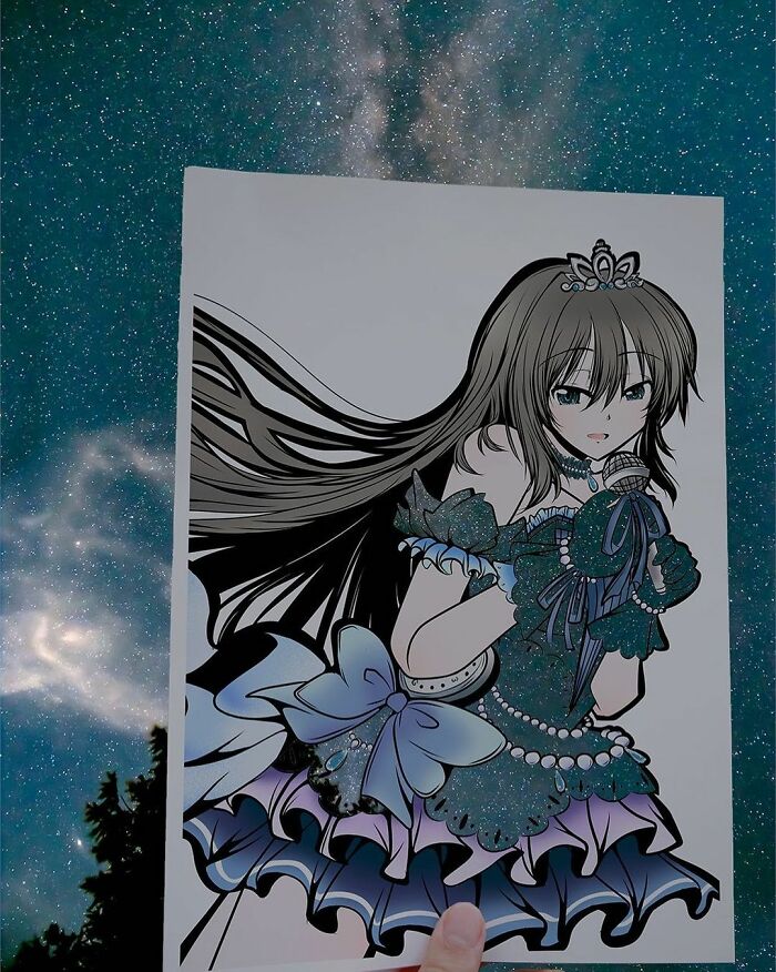 Japanese Artist Colors His Drawings With Real Landscapes