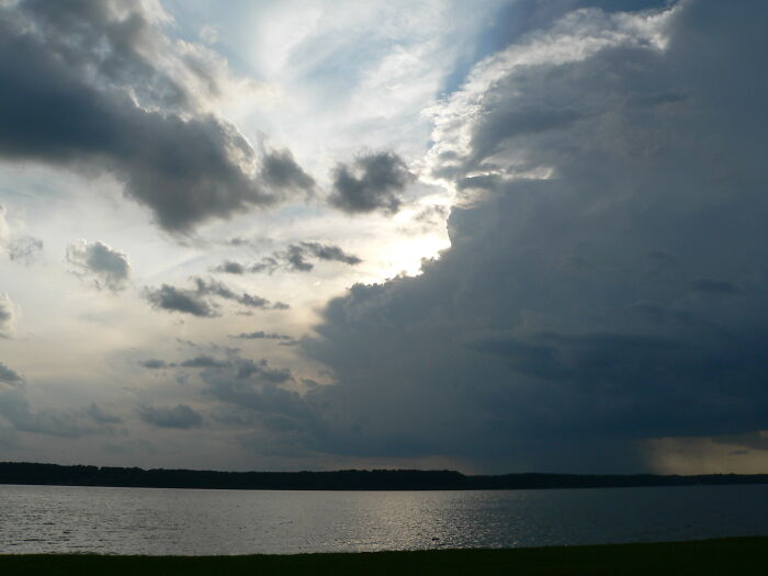 I Didn't See The Lady In The Clouds Or The Hand Placing Flowers In Her Hair Till I Saw It On My Computer.