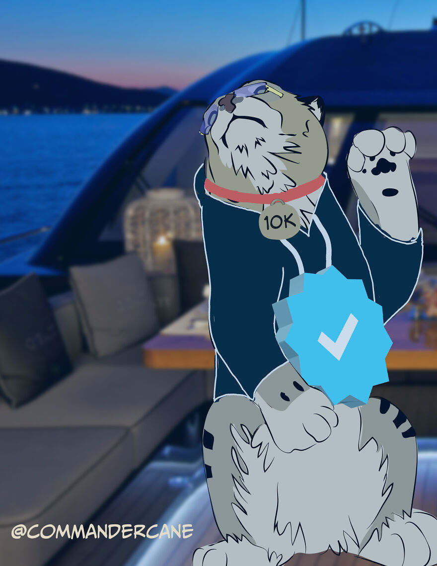 Maneki Neko From A Snow Leopard Pov