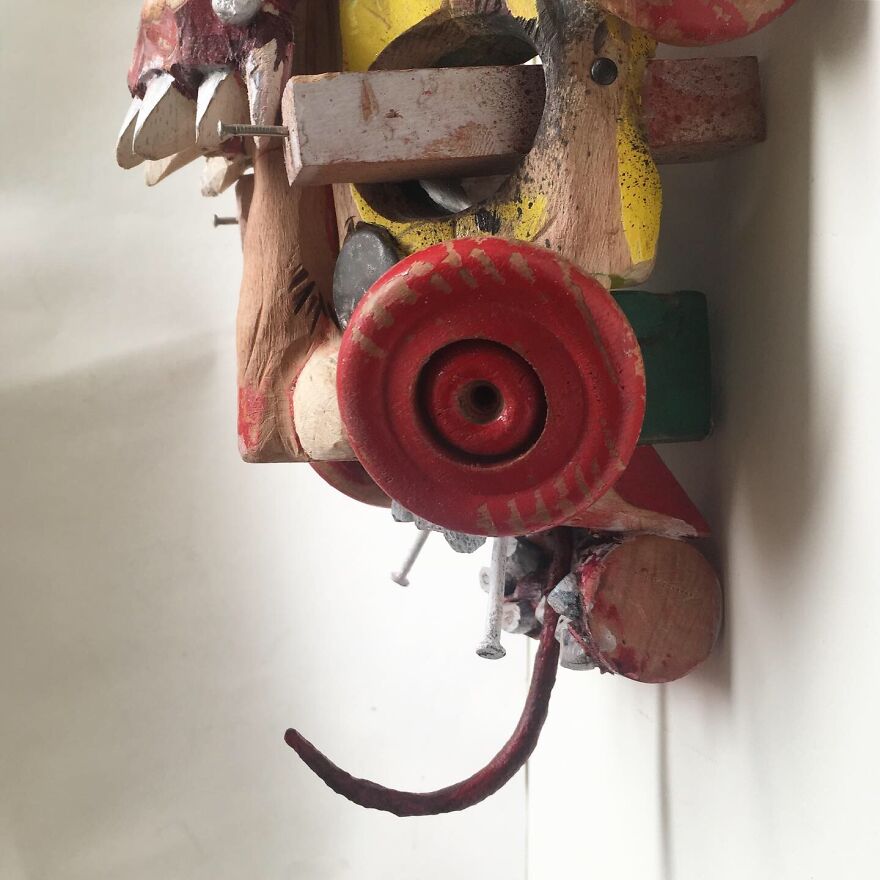 I Made Masks And Faces From Reclaimed Materials I Made Masks And Faces From Reclaimed Materials