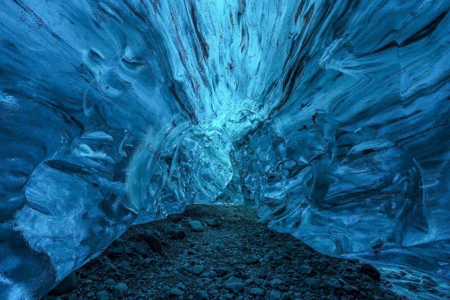 Ice Cave Abstract