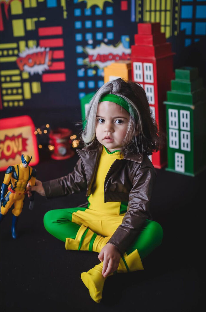 Mother Encourages Her Two-year-old Who Was Born With A White Streak In Her Hair To Embrace Her Uniqueness