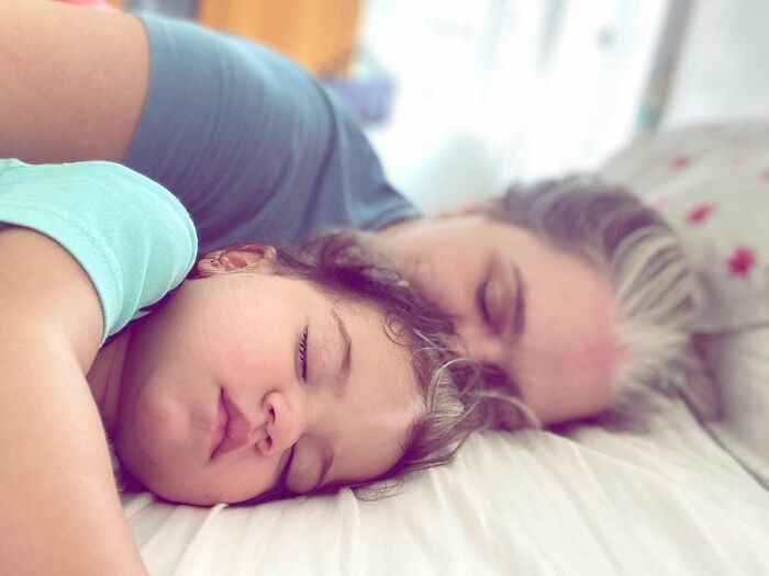 Mother Encourages Her Two-year-old Who Was Born With A White Streak In Her Hair To Embrace Her Uniqueness