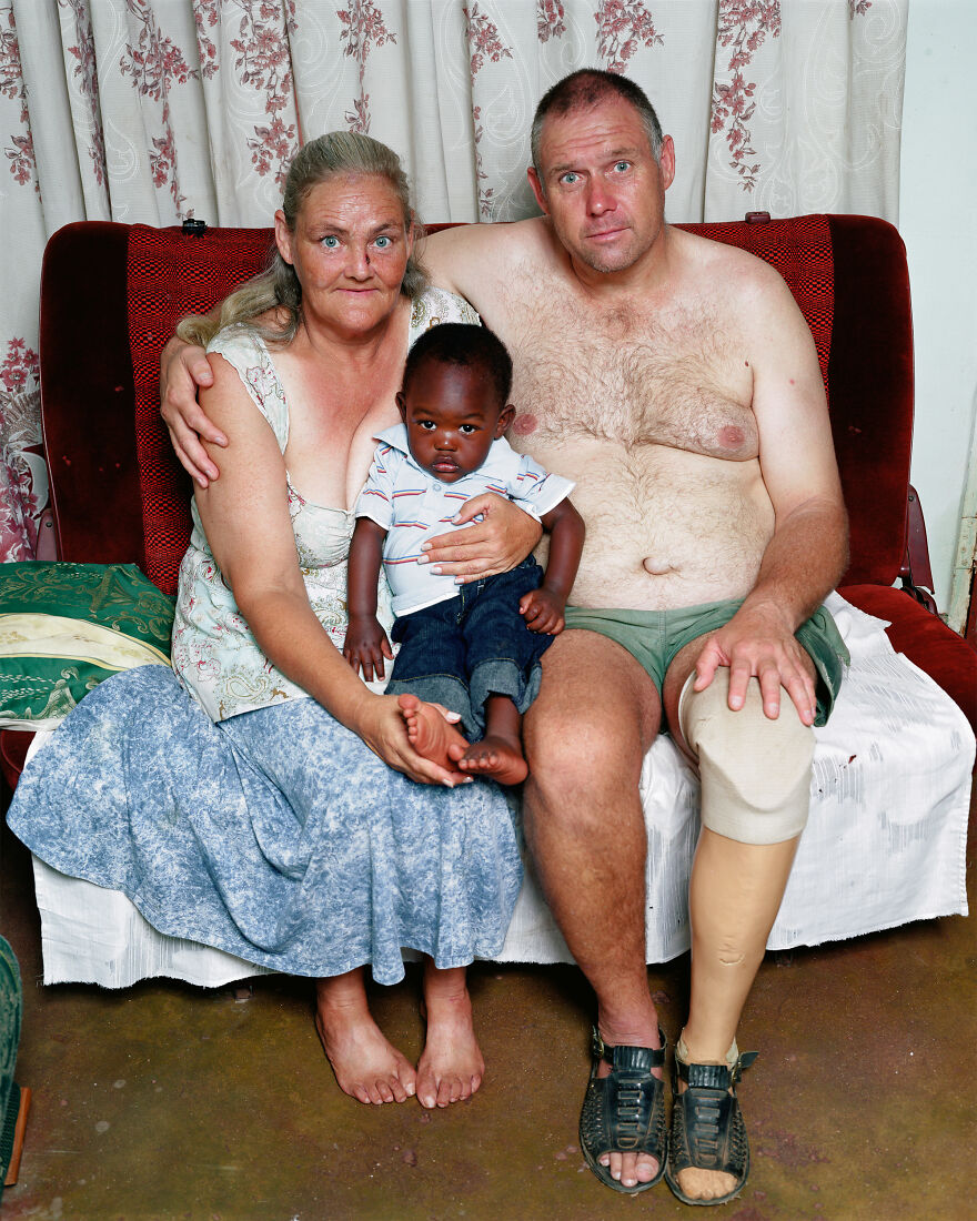 Pieter And Maryna Vermeulen With Timana Phosiwa, "Messina/Musina"