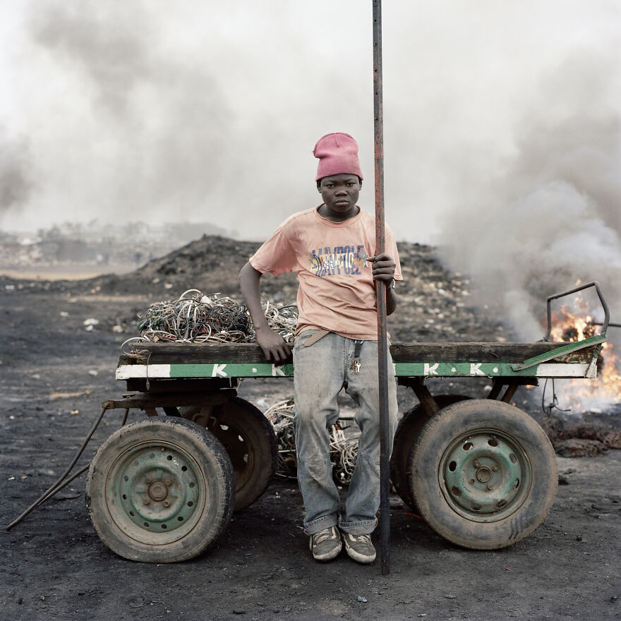Saani, Agbogbloshie Market, Accra, Ghana, 2009, "Permanent Error"