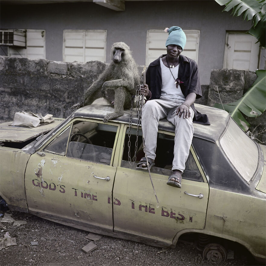 Abu Kikan With Frayo, Asaba, Nigeria, 2007, "The Hyena And Other Men"