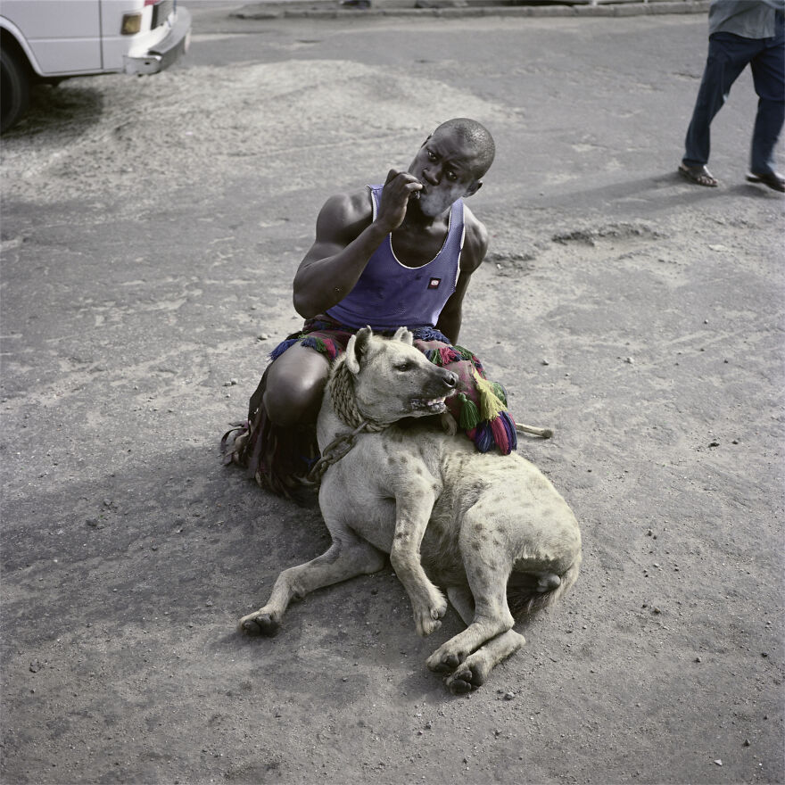 Abdullahi Mohammed With Mainasara, Lagos, Nigeria, 2007, "The Hyena And Other Men"