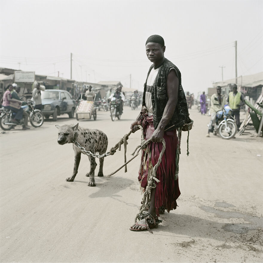 Mallam Mantari Lamal With Mainasara, Nigeria, 2005, "The Hyena And Other Men"