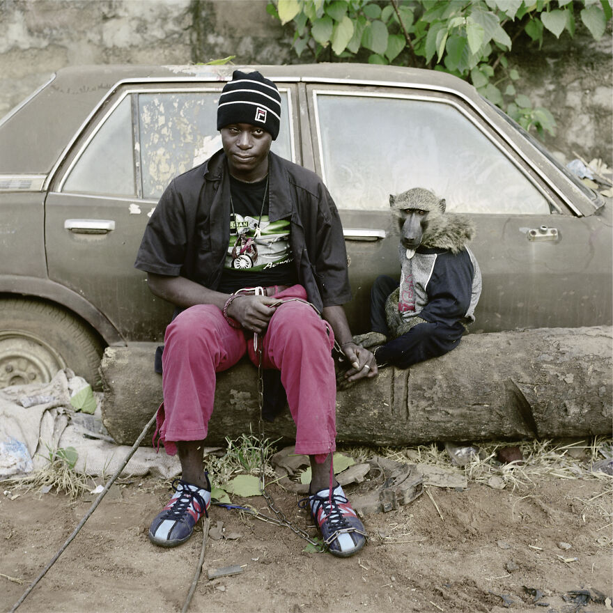 Abu Kikan With Ajasco, Asaba, Nigeria, 2007, "The Hyena And Other Men"