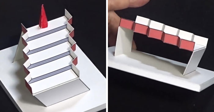 Brain-Bending 3D Schröder Staircase Optical Illusion Won Best Illusion of The Year 2020 Contest Brain-Bending 3D Schröder Staircase Optical Illusion Won Best Illusion of The Year 2020 Contest