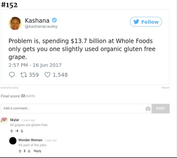 One Gluten-Free Grape, Please! (R/Wooosh)