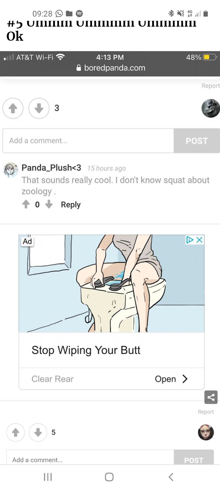 Stop Wiping Your Butt