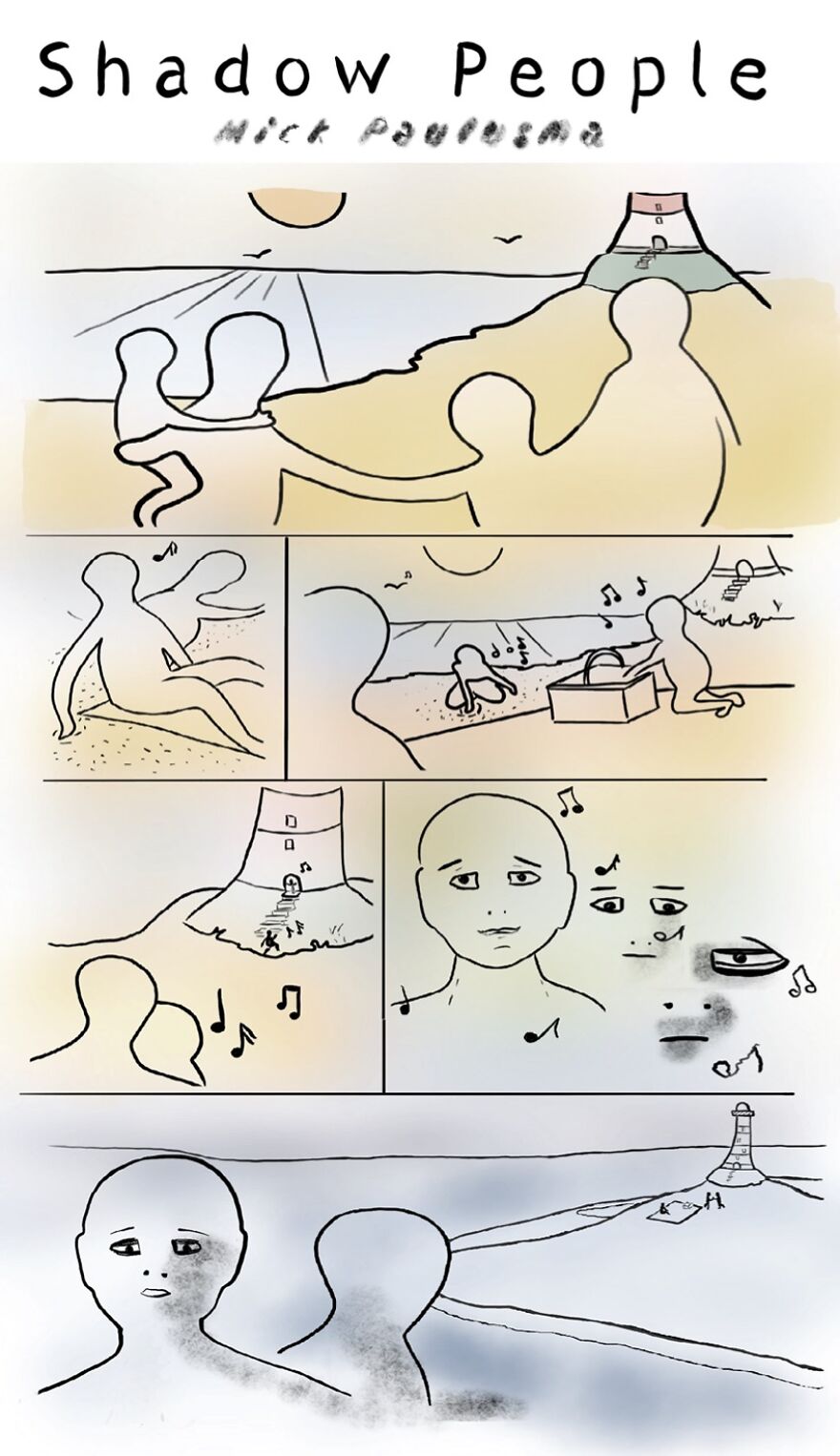 I Made A Comic About How I Experience Depression And The Effects On My Perception Of The World