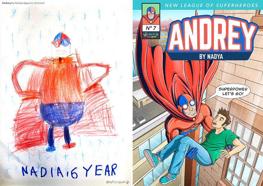 “Andrey” By Nadya (Aged 6, Ukraine)