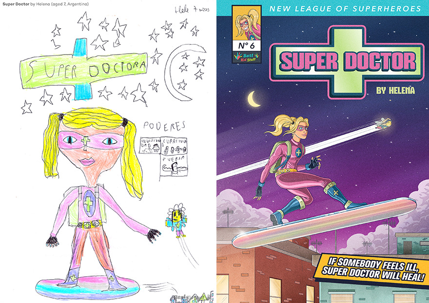 “Super Doctor” (Super Doctora) By Helena (Aged 7, Argentina)