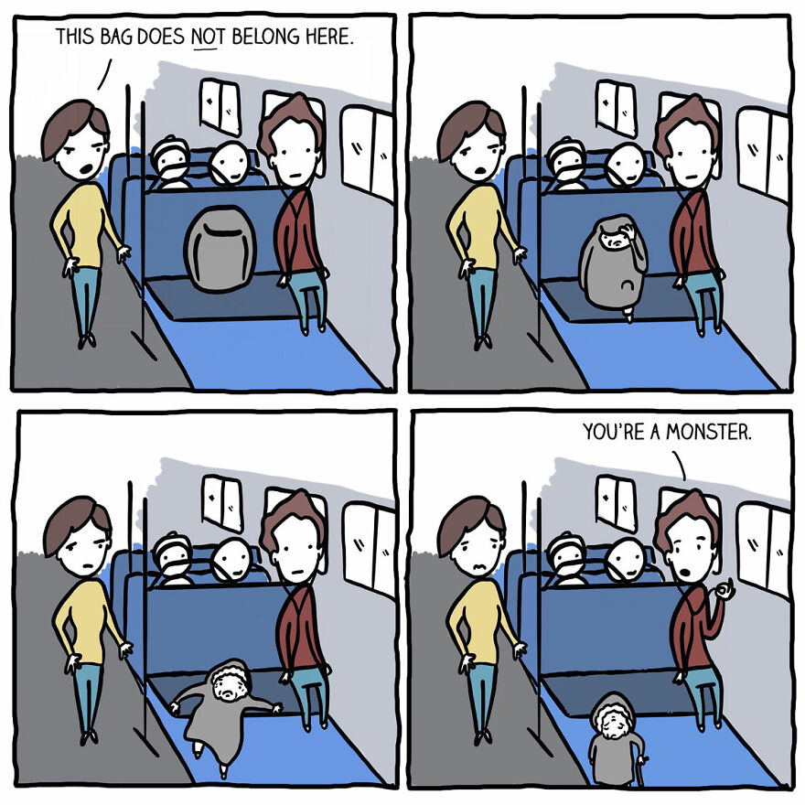 The Artist Makes Crazy Comics That Will Make You Laugh And Think A Lot