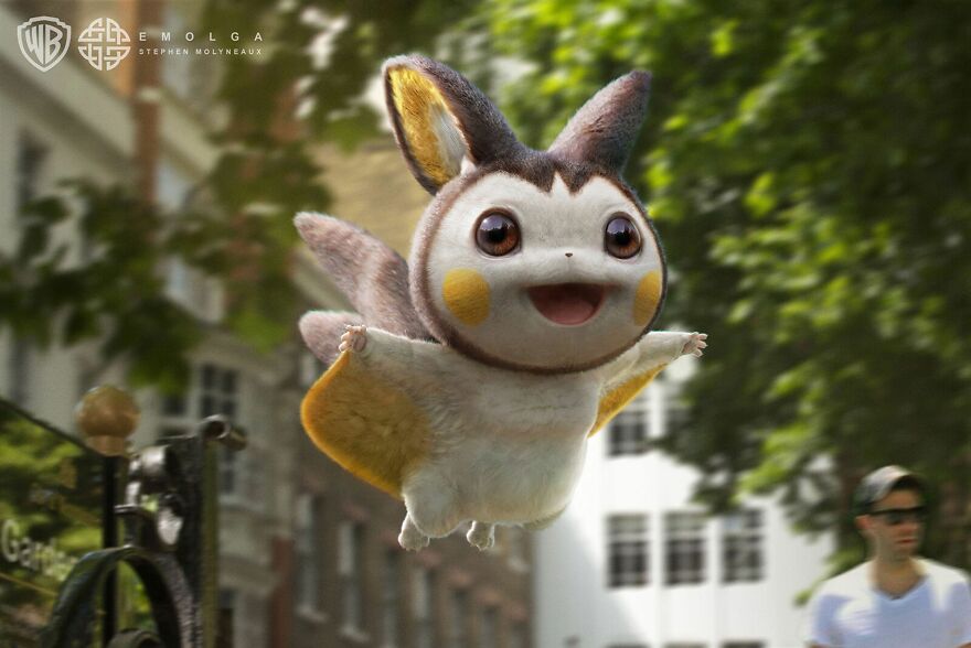 Emolga From "Detective Pikachu"