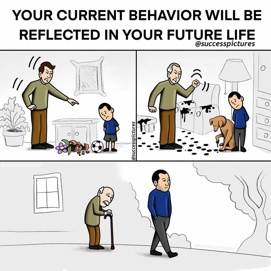 Illustration by Success Pictures depicting generational behavior impact.