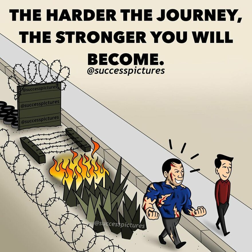 This Instagram Account Makes Motivational Comics With A Deep Meaning