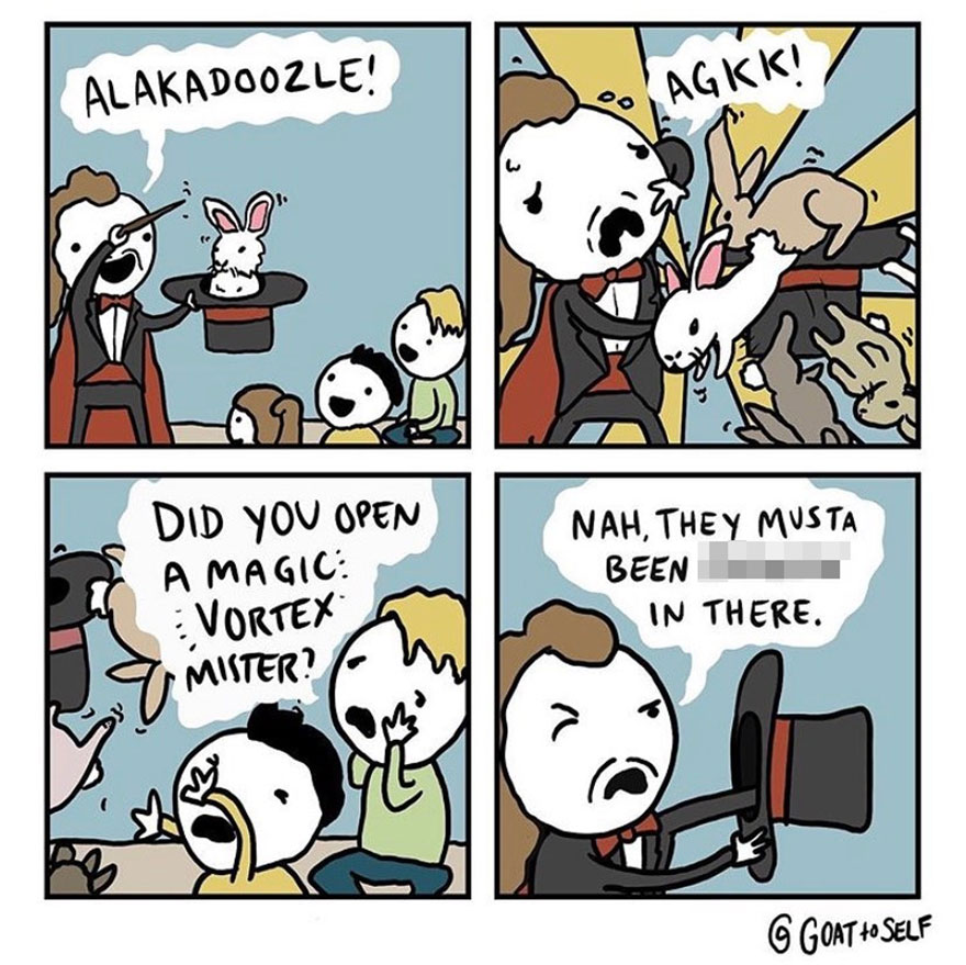 The Artist Makes Crazy Comics That Will Make You Laugh And Think A Lot