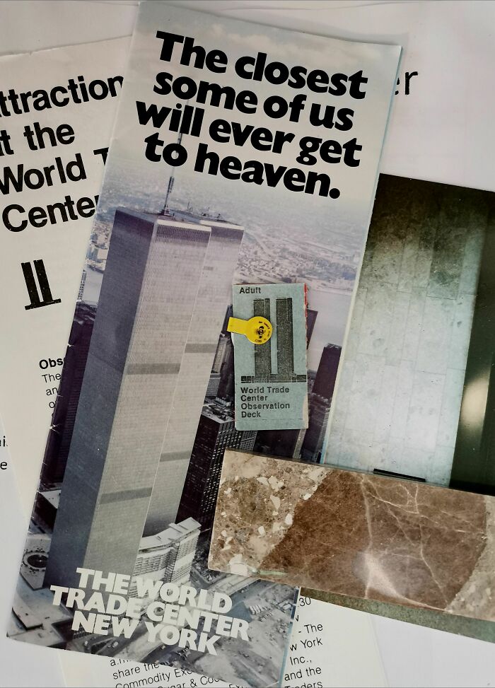 Yes, That Stone Was Part Of The World Trade Center