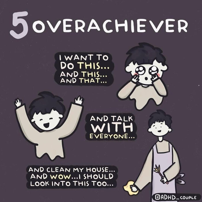 People Are Getting Convinced They Might Have ADHD After Seeing This Illustration About 6 ADHD Moods