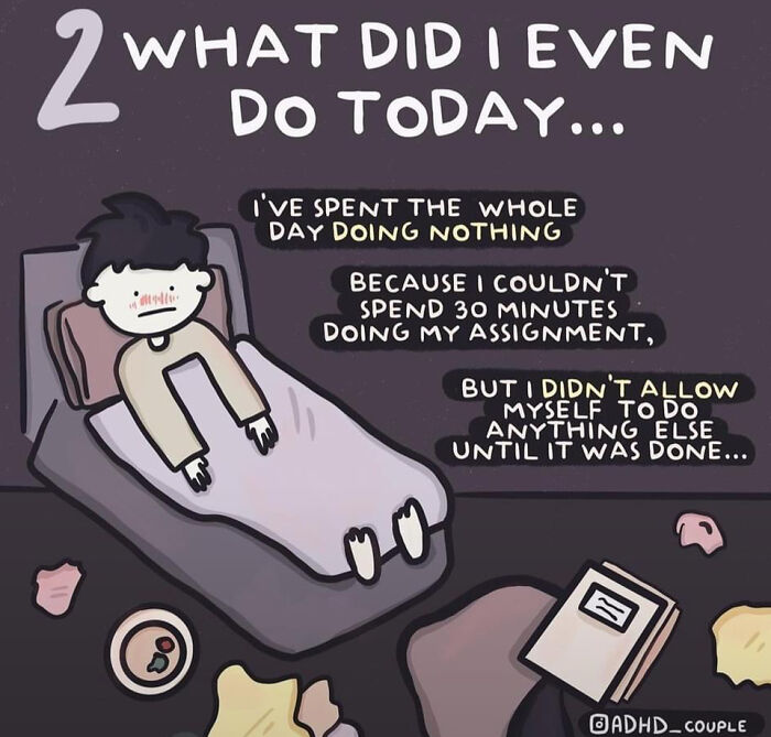 People Are Getting Convinced They Might Have ADHD After Seeing This Illustration About 6 ADHD Moods