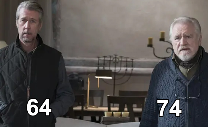 "Succession's" Brian Cox Only Has 10 Years On His Oldest TV Son, Played By Alan Ruck