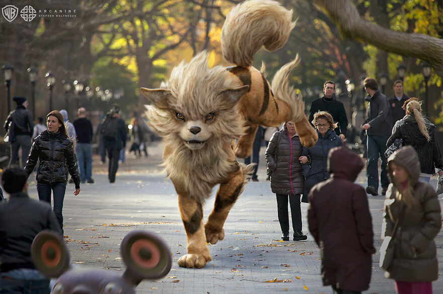 Arcanine From "Detective Pikachu"