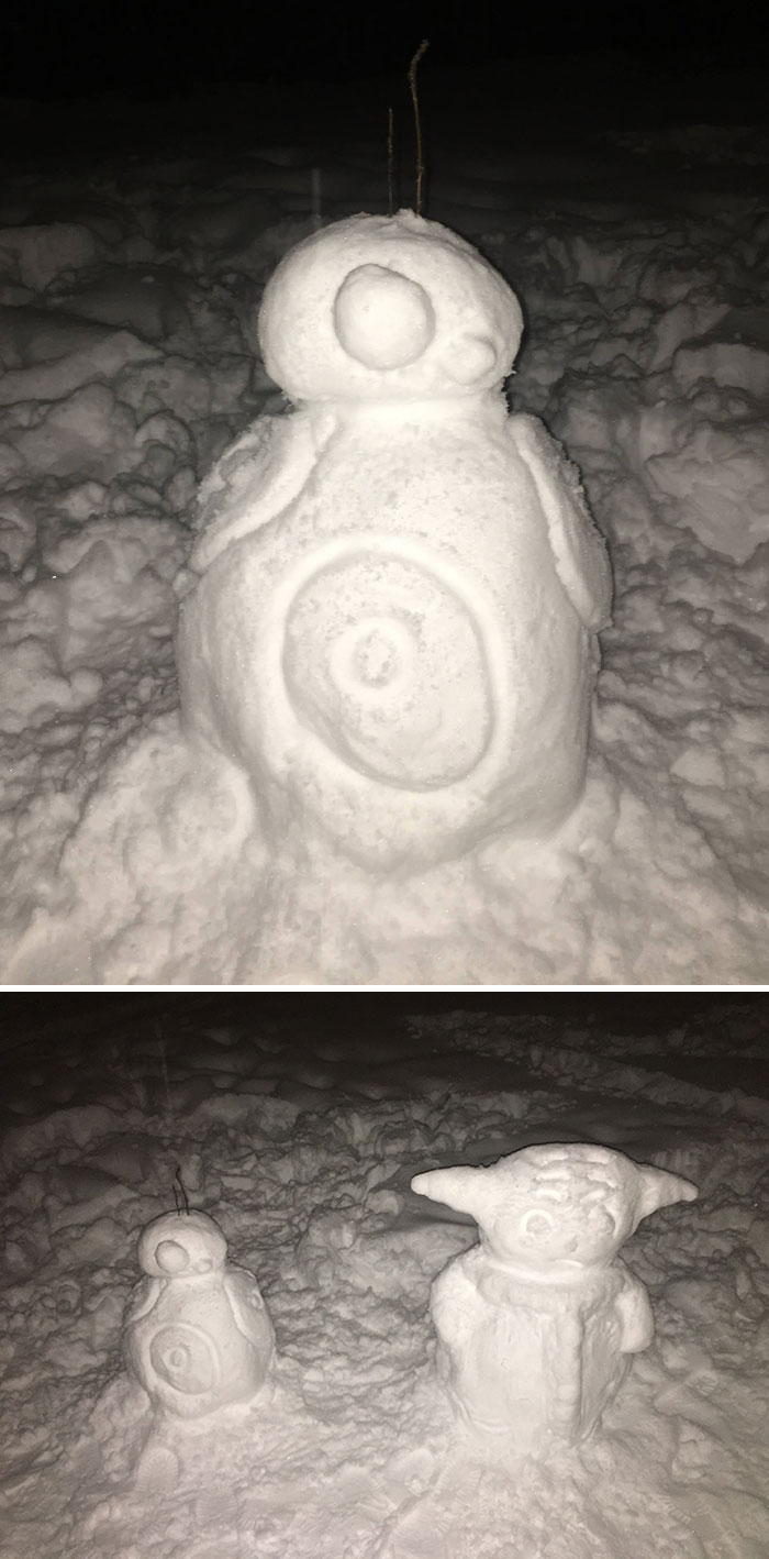 Baby Yoda Needed Company, So I Made Him A Little Droidfriend BB8