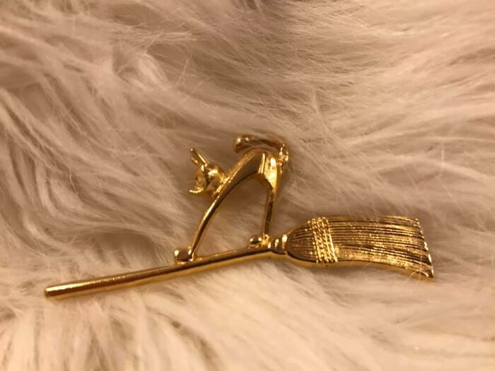 My Great Aunt Was A Tenacious Old Lady. When She Passed Away, I Kept This Broach Of Hers To Remind Me That Sometimes It’s Important To Be A Bit Of A Witch