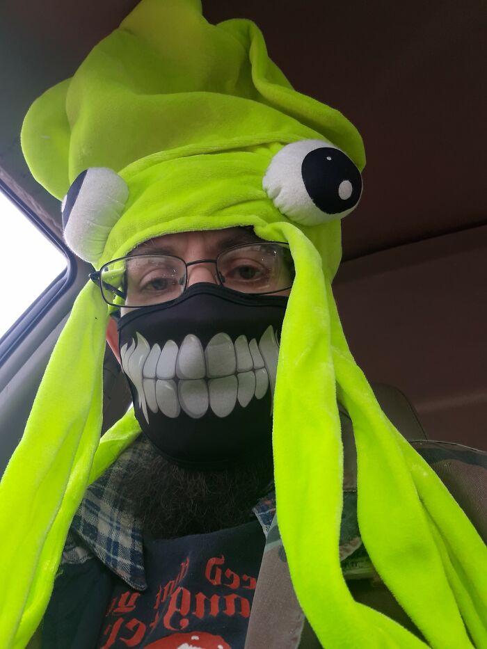 I, For One, Welcome Our New Cephalopod Overlords. Found This In A Free Bin At A Church Food Pantry In Northern Kentucky. And Yes, It Absolutely Came Home With Me