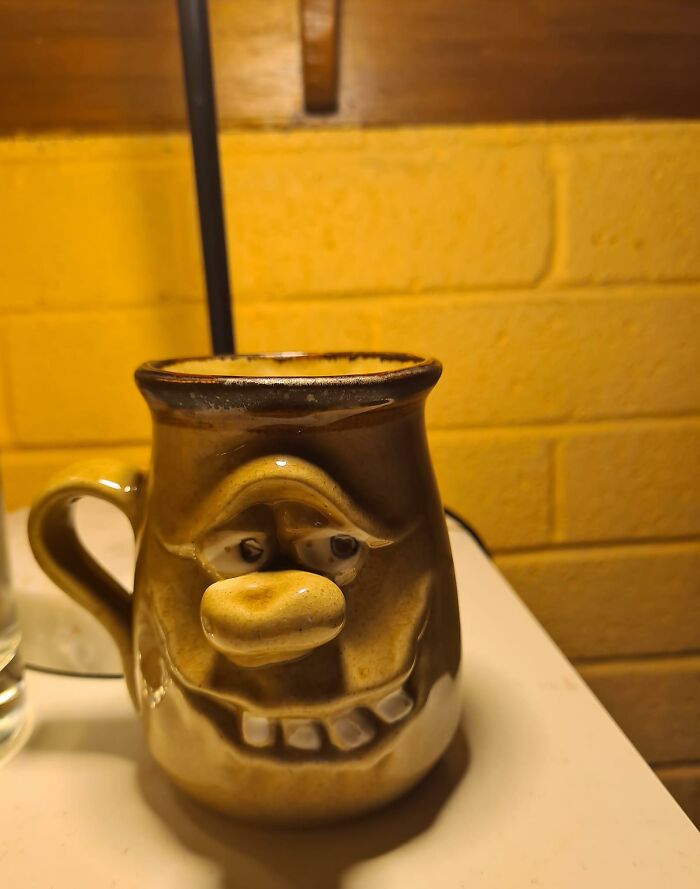 This Guy Needs A Name Fellow Weirdlings! He Caught My Eye, Sitting On A Shelf For $1 At Vinnies. I Find Him Cheeky Yet Unassuming