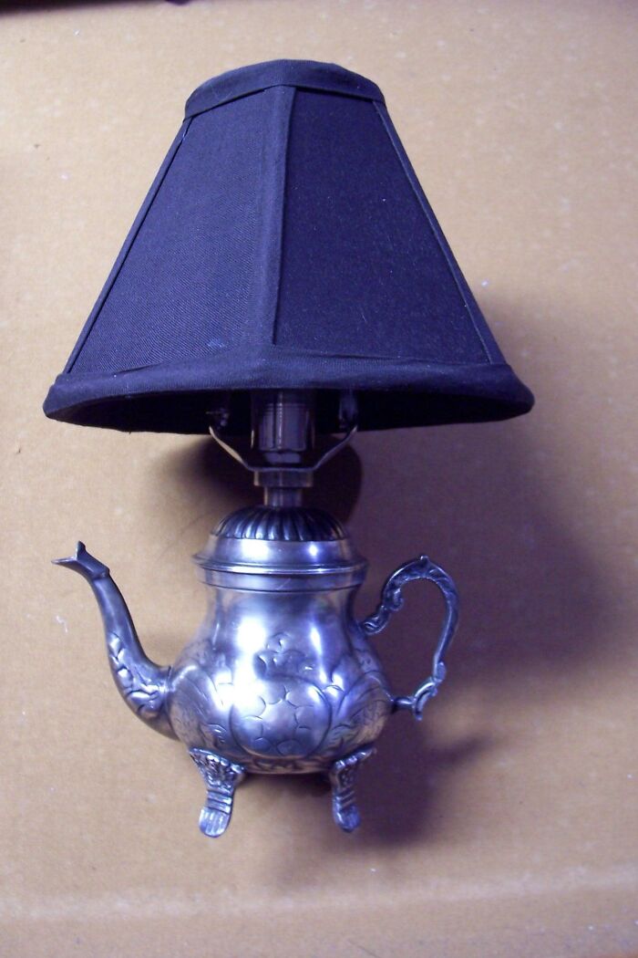 Small Lamp I Brought Home From Goodwill Yesterday. Needs A New Cord Put On Yet