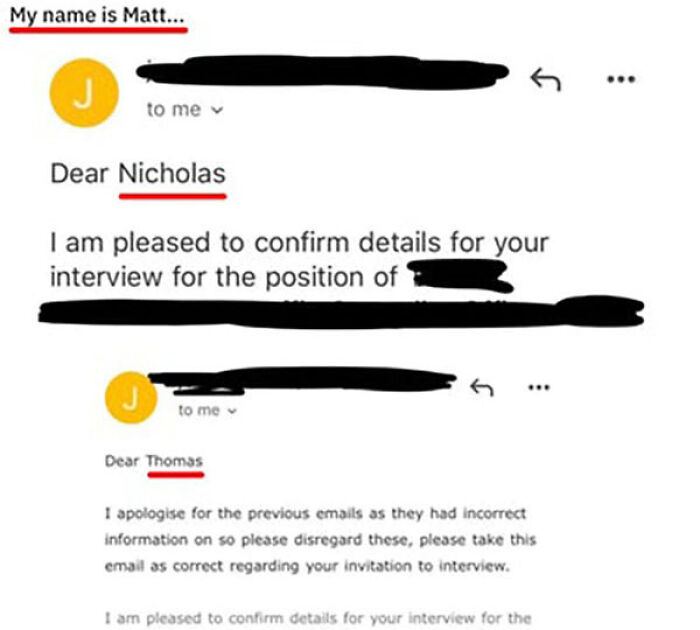 But My Name Is Matt...