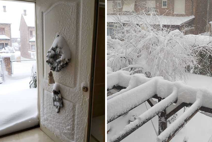 The Greatest Snowfall In Over 50 Years Hit Madrid, Spain Today