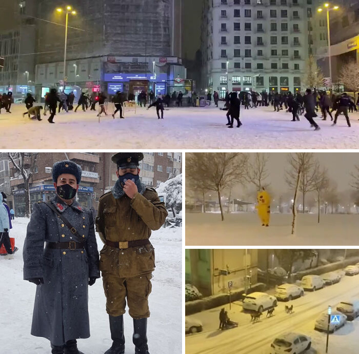 Worst Snowfall In Spain In 50 Years. Spaniards: