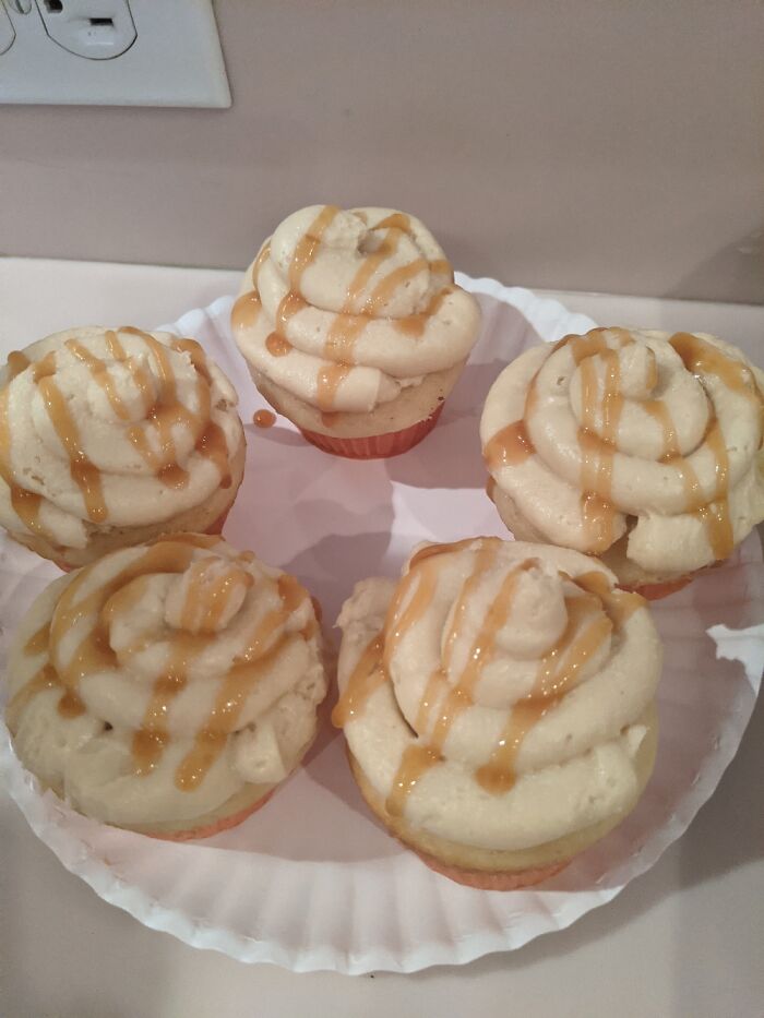 I Mafe Sea Salt Caramel Cupcakes From Scratch