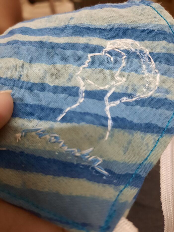 This Is Not Much But Its The Handmade Mask I Made With A Shawn Silhoutte 🥺