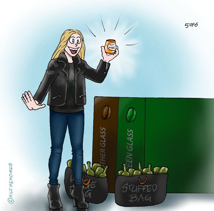 Know The Feeling Recycling Glass? Part Of Our Milf Memoires Insta Stories 😜