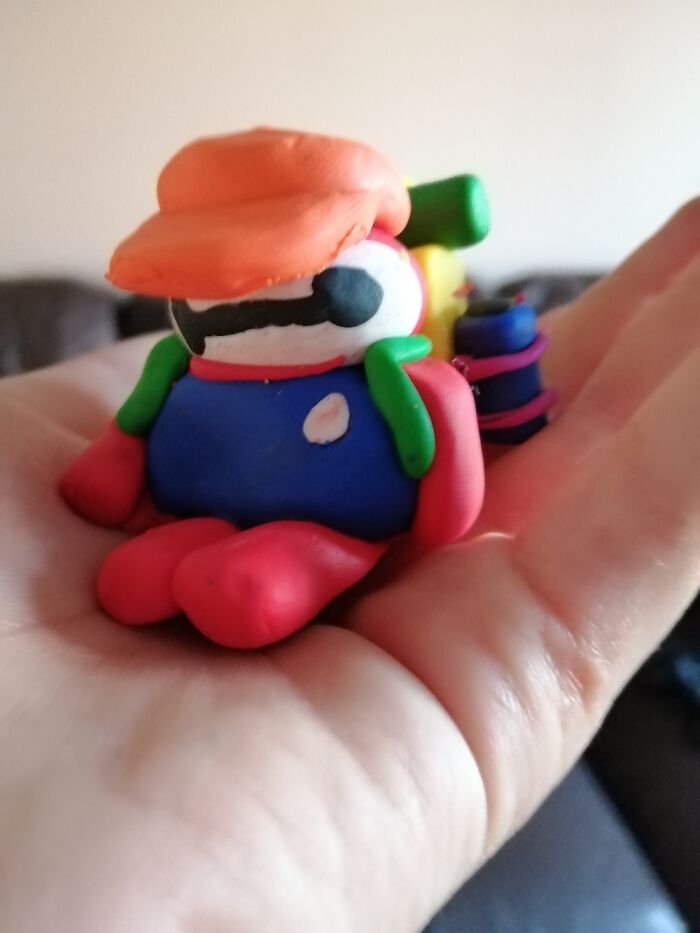 This Fimo Clay Camping Baymax I Made