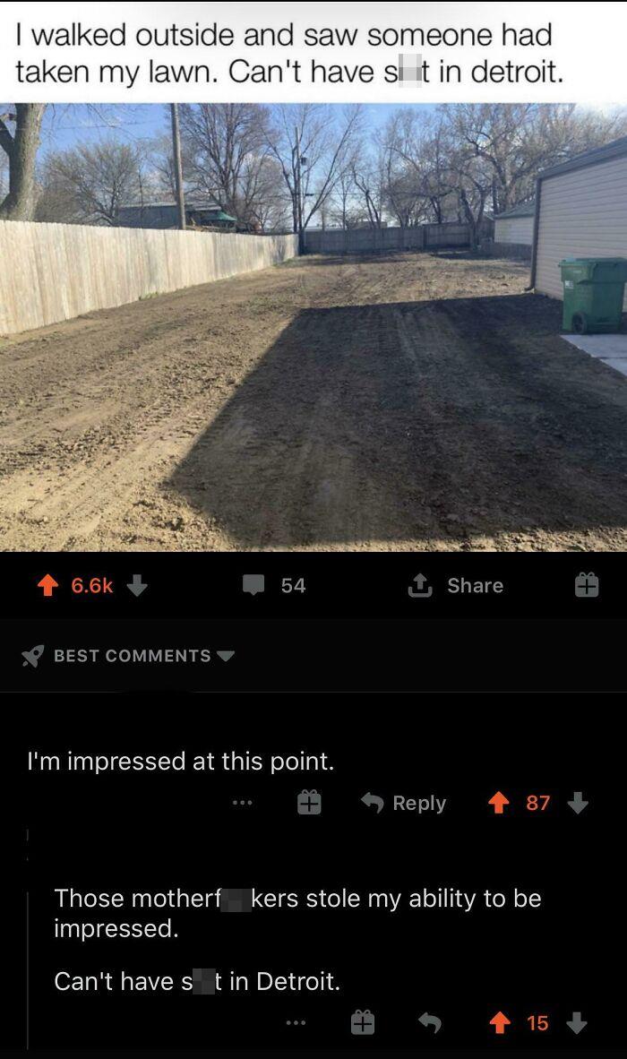 Can’t Have Stuff In Detroit