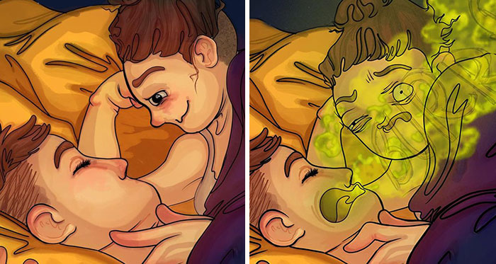 30 Cute Comics About Being In A Relationship By This Artist