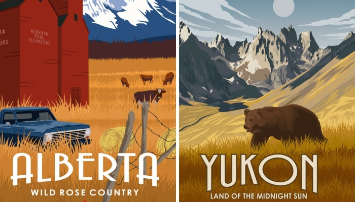 I’ve Spent The Last Month Illustrated Canada’s Provinces Based On The Best They Have To Offer
and Here’s The Outcome