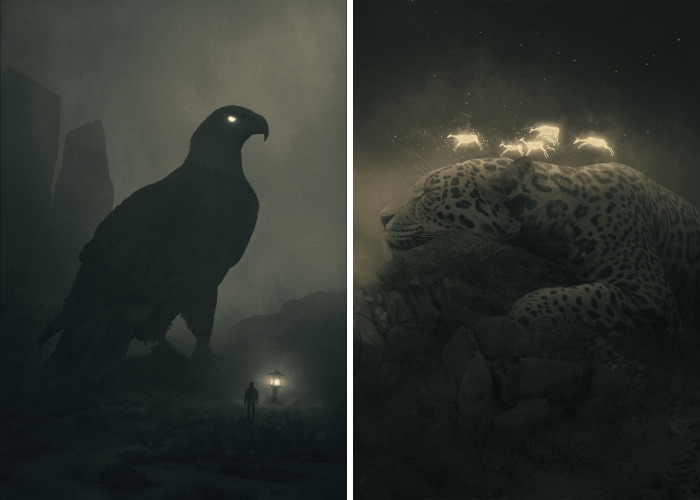 A Series Of Artworks Visualizing My Mental Journey Through Dark Times