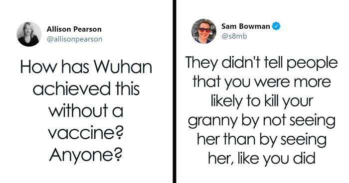 This “Takedown” Of Allison Pearson’s Question About Wuhan Is Going ViralThis “Takedown” Of Allison Pearson’s Question About Wuhan Is Going Viral